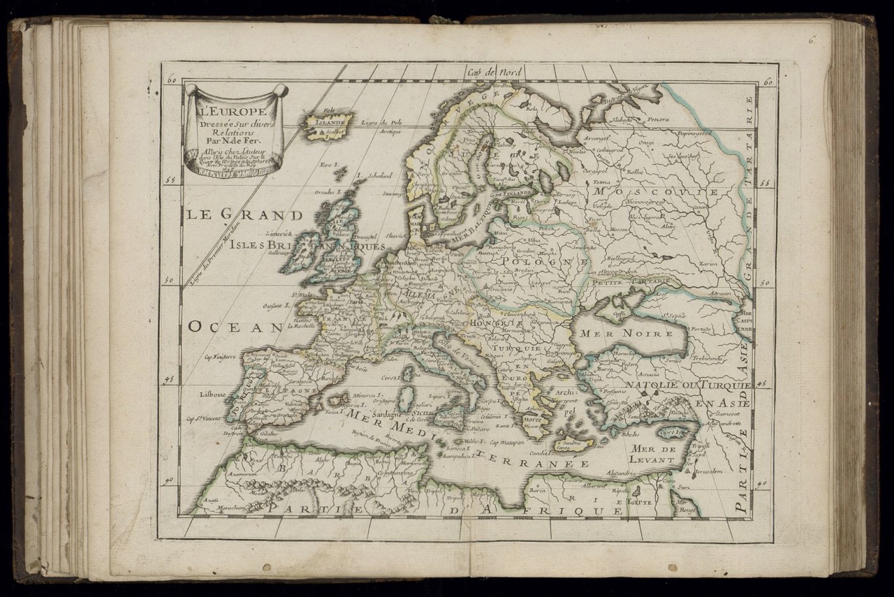de Fer: Atlas 1697, "L'Europe"