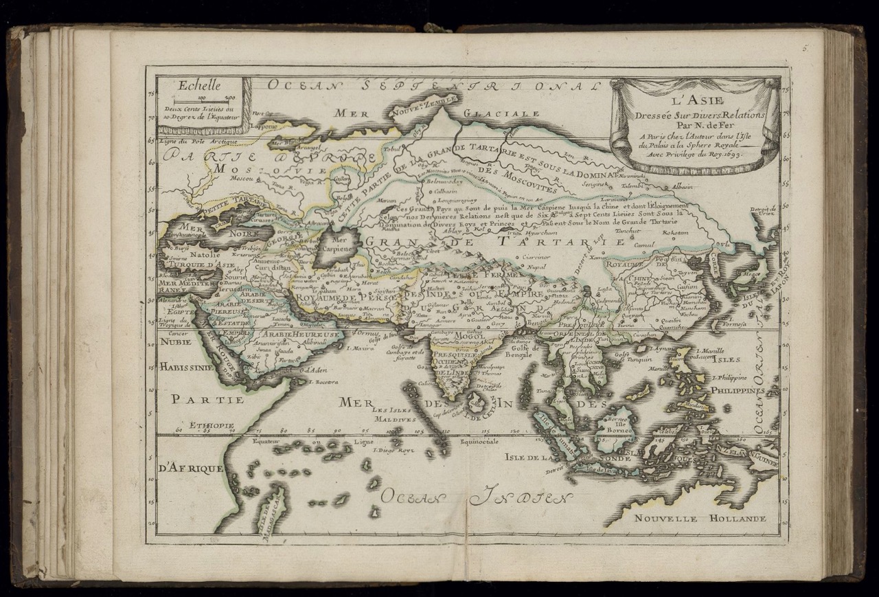 de Fer: Atlas 1697, "L'Asie"