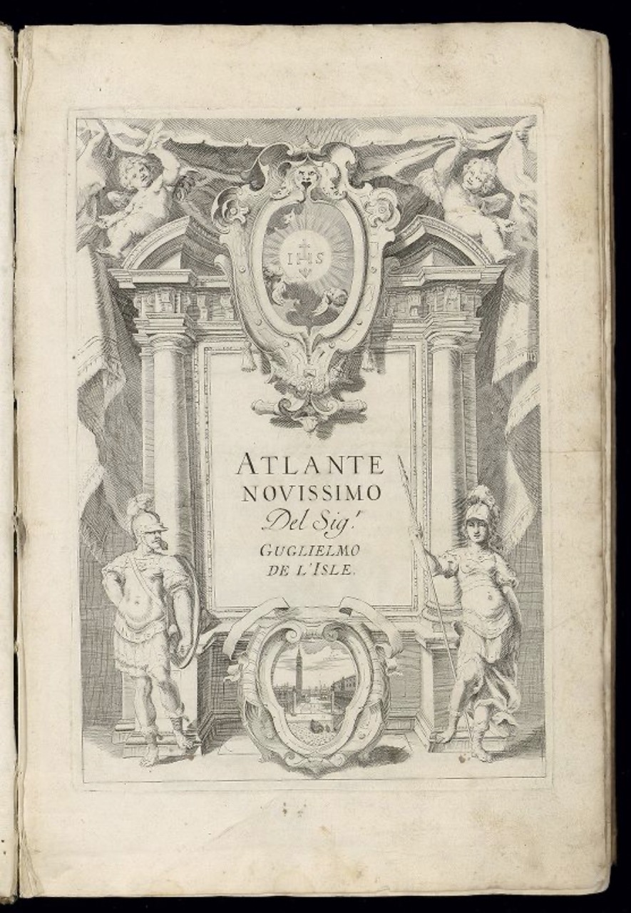 de l’Isle: Atlante Novissimo 1740, Frontispiece