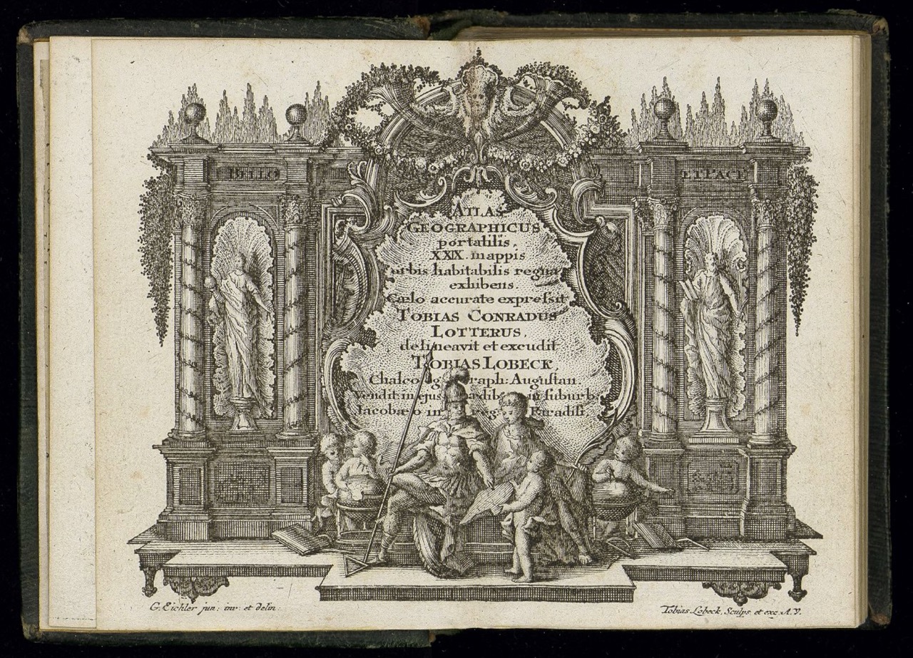 Lotter: Atlas Geographicus [c. 1750], Frontispiece
