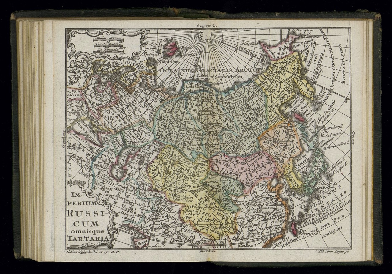 Lotter: Atlas Geographicus [c. 1750], "Imperium Russicum omnisque Tartaria"