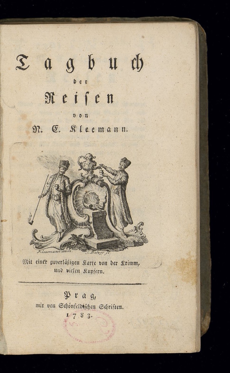 Kleemann: Tagebuch 1783, Frontispiece