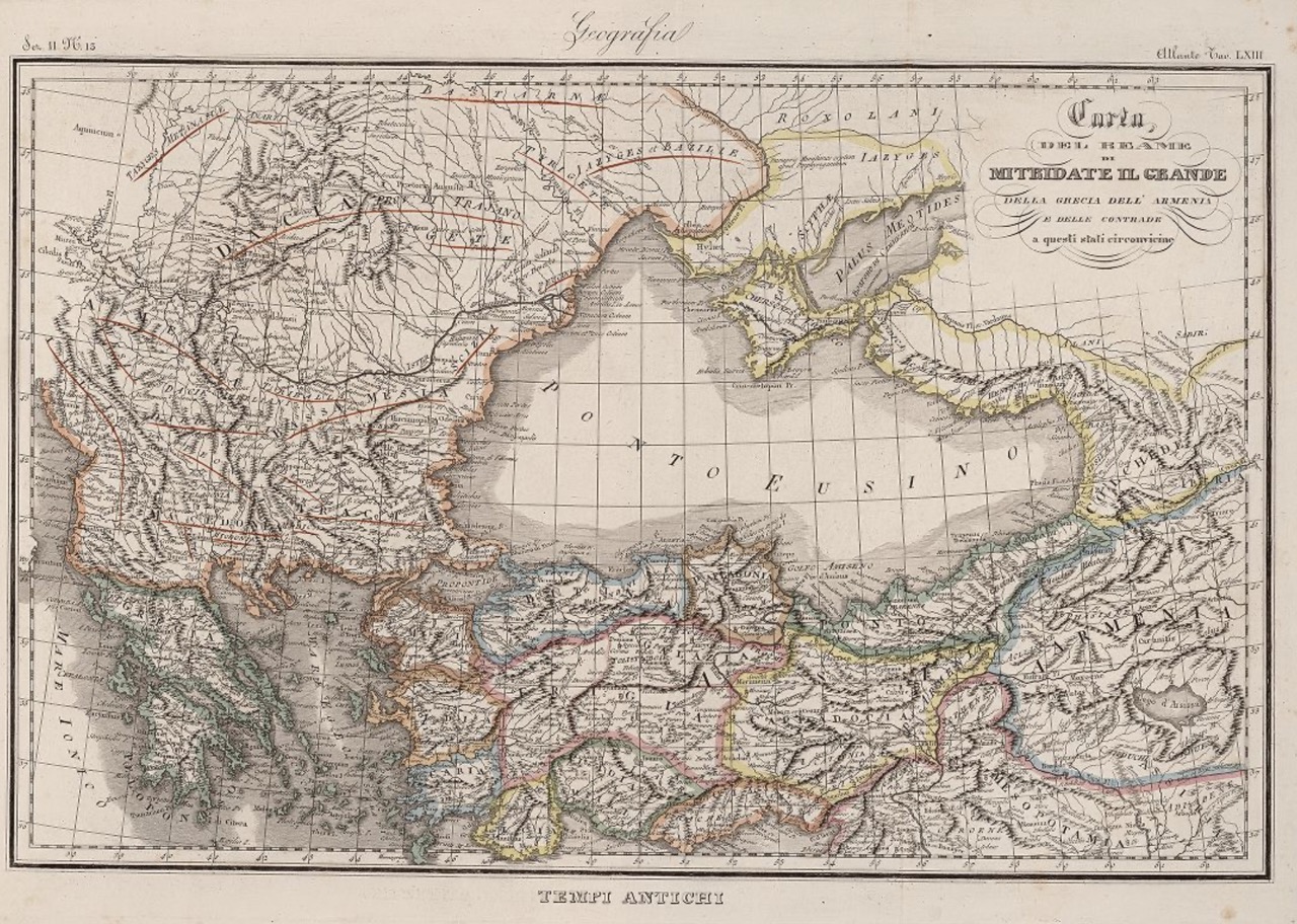 Marmocchi: Geografia-storica 1845, "Mitridate il Grande"