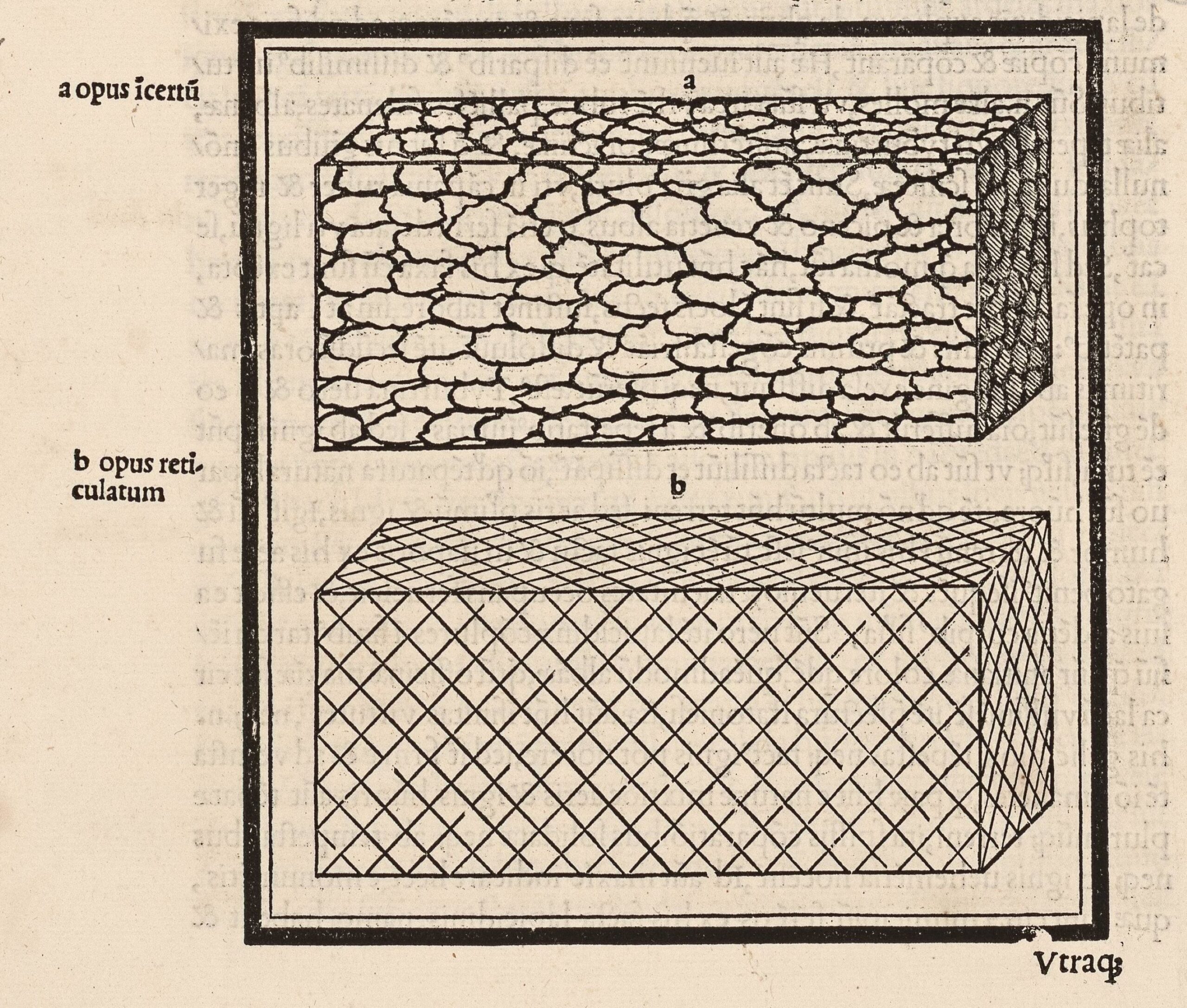 Vitruvius, De Architectura, 1511, 16r.