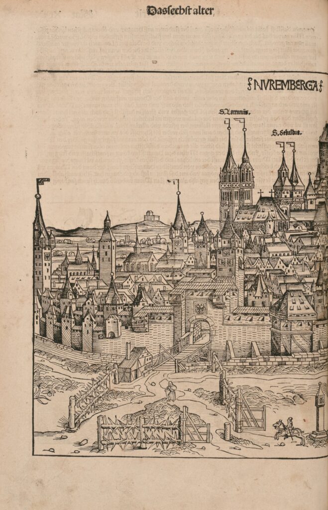 Schedel, Das Buch der Chronicken, 1493, fol. 99v-100r.